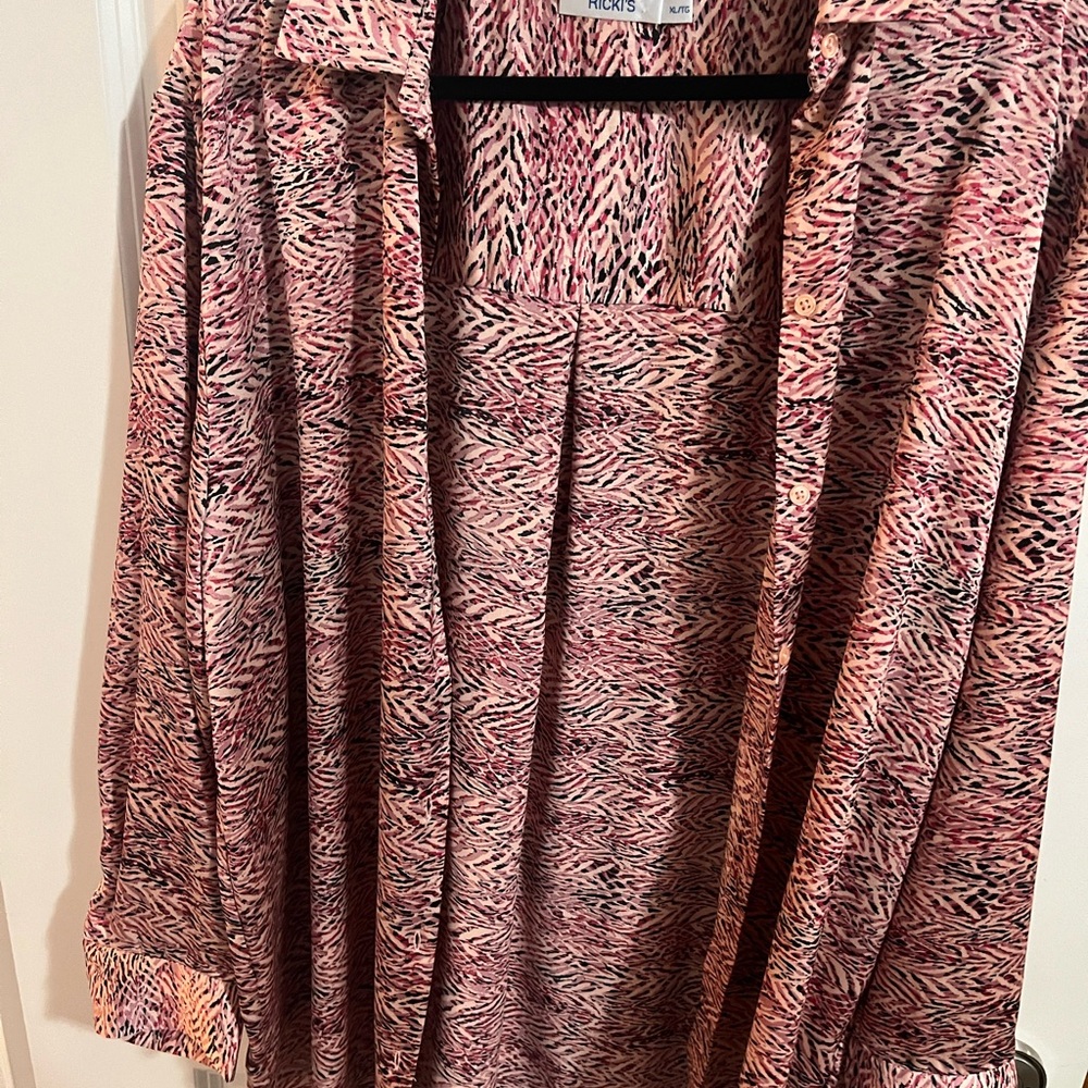 RICKIS Pink Patterned Blouse